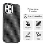 Custodia in fibra di carbonio per iPhone 11 Pro Max