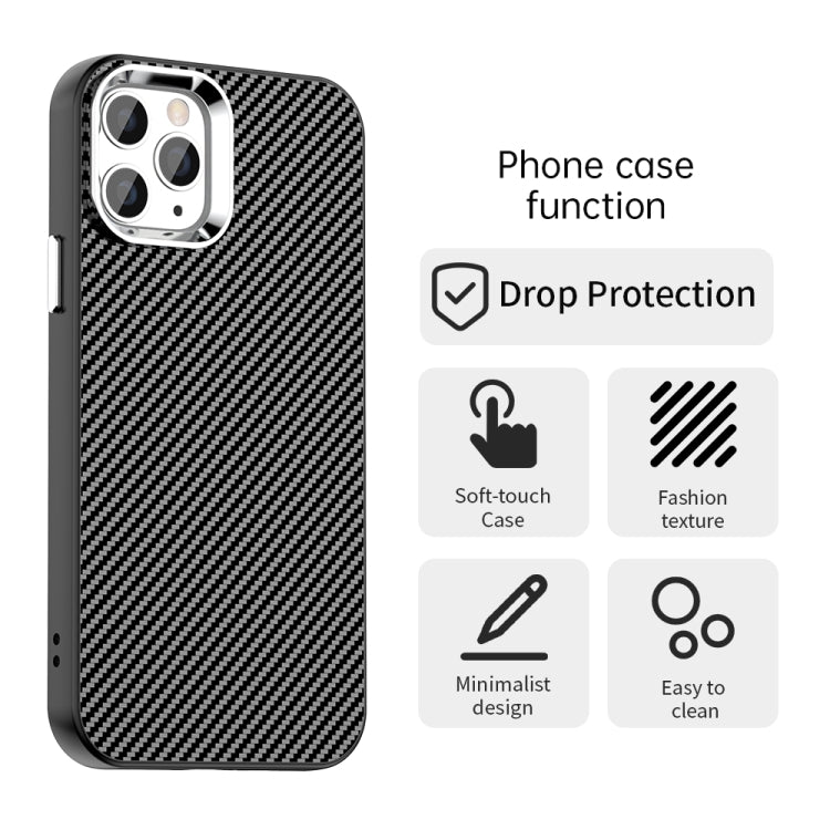 Custodia in fibra di carbonio per iPhone 11 Pro Max