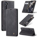 Custodia portafoglio in pelle con slot carte e supporto orizzonta