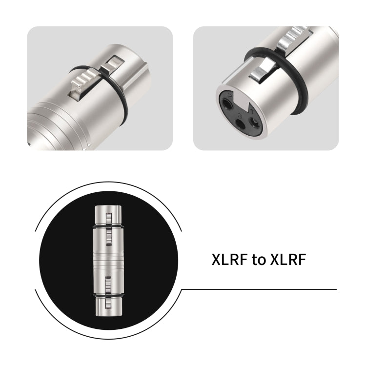 LZ1111 Adattatore XLR femmina-femmina a 3 pin, LZ1111