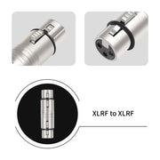 Adattatore XLR femmina-femmina 3 pin per apparecchi audio