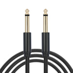 Cavo audio per chitarra elettrica TRS maschio-maschio da 6,35 mm 1/4, 3m, 5m