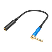 Cavo audio per chitarra elettrica 6,35 mm TRS maschio-femmina