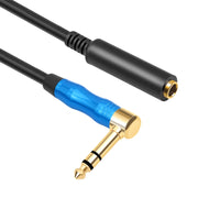 Cavo audio 6,35 mm TRS maschio a gomito femmina 0,3-1,8m