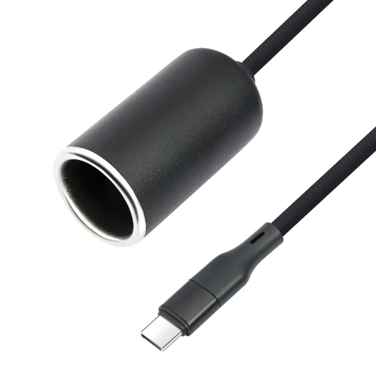 Cavo di alimentazione per presa accendisigari da auto tipo C da 5 V a 12 V con display di tensione, 0.3m, 1m
