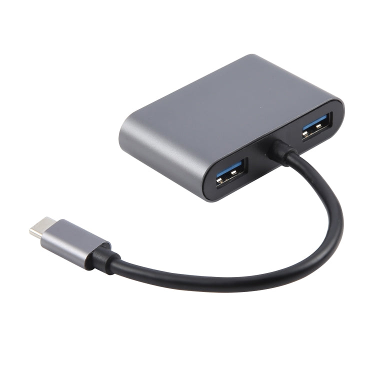 Adattatore USB-C 4 in 1 con Ethernet RJ45, 2 USB e PD