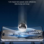 Pellicola in vetro temperato HD a schermo intero JOYROOM Zero Sense Series 2.5D, For iPhone 16 Pro Max, For iPhone 16 Pro, For iPhone 16 Plus / 15 Plus, For iPhone 16 / 15