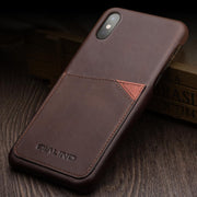 Custodia in pelle QIALINO per iPhone X/XS