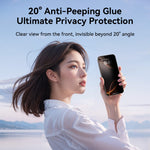 Pellicola in vetro temperato per la privacy a schermo intero JOYROOM Zero Sense Series 2.5D, For iPhone 16 Pro Max, For iPhone 16 Pro, For iPhone 16 Plus / 15 Plus, For iPhone 16 / 15