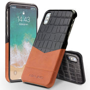Custodia in pelle QIALINO per iPhone X/XS