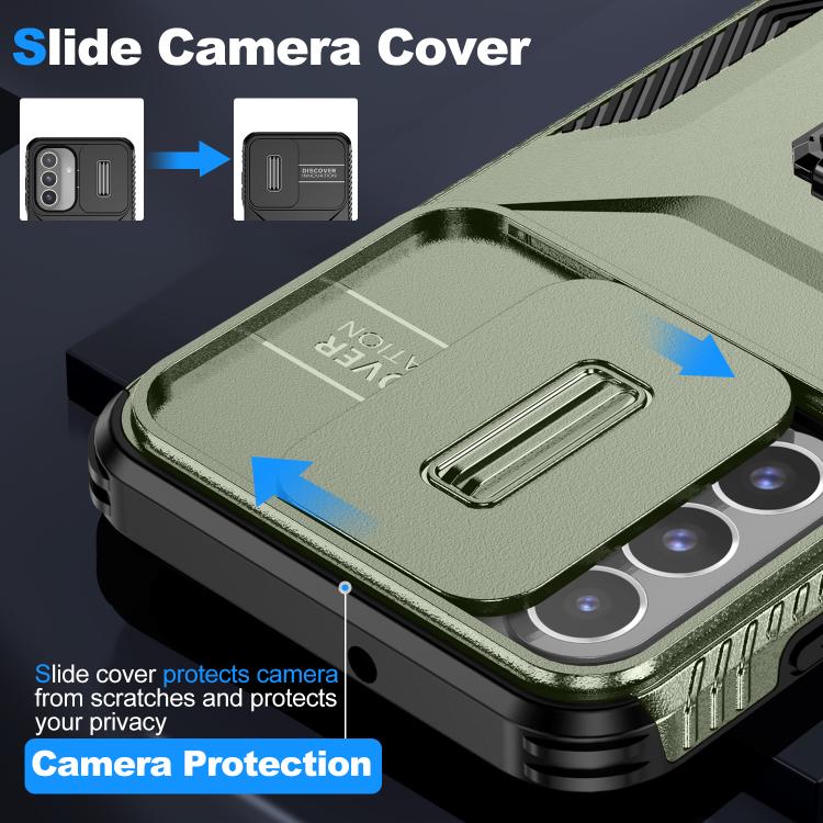 Custodia per telefono con supporto scorrevole Camshield, For Samsung Galaxy A17 5G / A26 5G, For Samsung Galaxy A16, For Samsung Galaxy A05