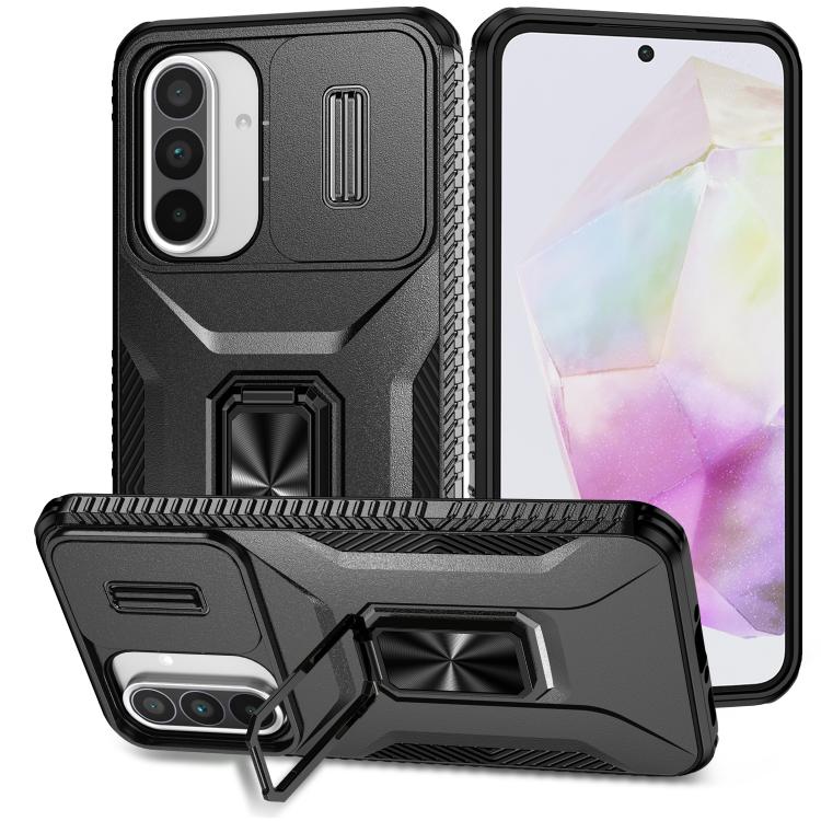 Custodia per telefono con supporto scorrevole Camshield, For Galaxy A57 5G, For Samsung Galaxy A36 / A37 / A56, For Galaxy A27 5G