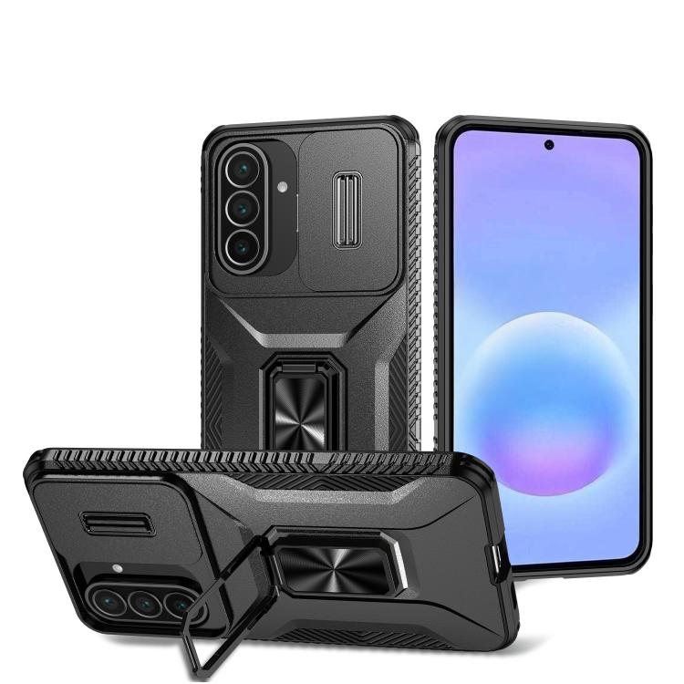 Custodia per telefono con supporto scorrevole Camshield, For Galaxy A57 5G, For Samsung Galaxy A36 / A37 / A56, For Galaxy A27 5G