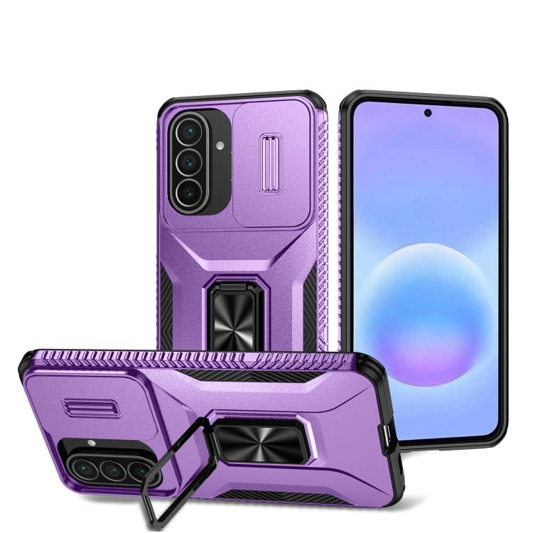 Custodia per telefono con supporto scorrevole Camshield, For Galaxy A57 5G, For Samsung Galaxy A36 / A37 / A56, For Galaxy A27 5G
