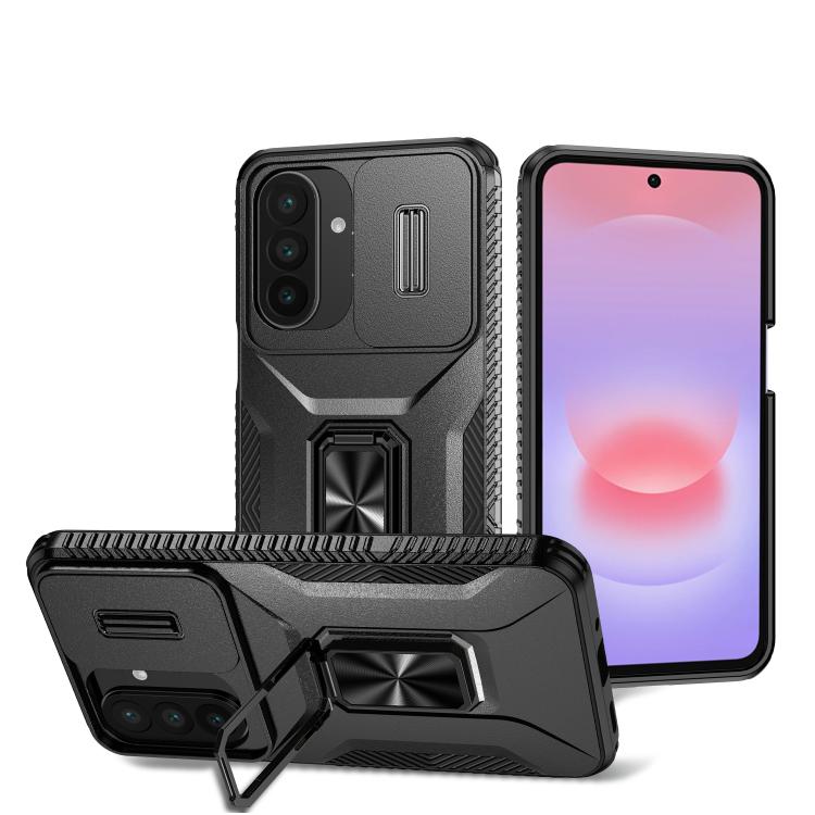 Custodia per telefono con supporto scorrevole Camshield, For Galaxy A57 5G, For Samsung Galaxy A36 / A37 / A56, For Galaxy A27 5G