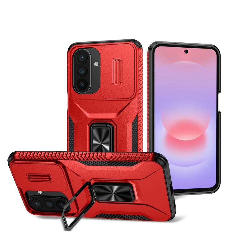 Custodia per telefono con supporto scorrevole Camshield, For Galaxy A57 5G, For Samsung Galaxy A36 / A37 / A56, For Galaxy A27 5G
