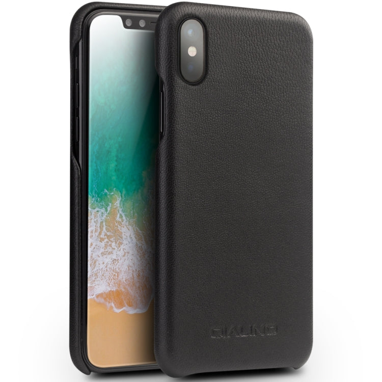 Custodia in pelle QIALINO per iPhone X/XS