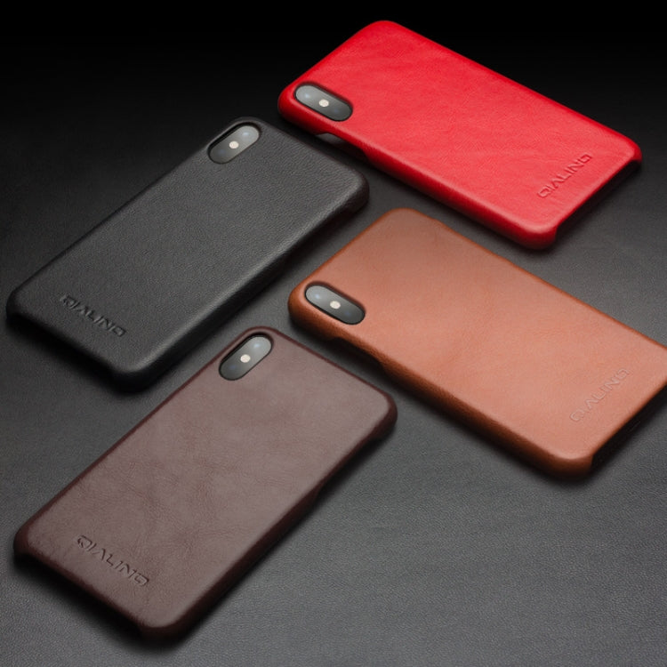 Custodia in pelle QIALINO per iPhone X e XS