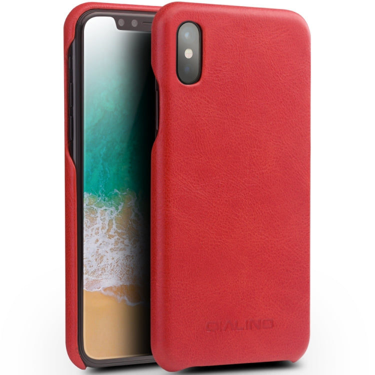 Custodia in pelle QIALINO per iPhone X e XS