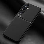 Custodia per telefono in TPU ibrida in PC magnetico con grana a strisce inclinate classica, For Samsung Galaxy A57 5G, For Samsung Galaxy A37 5G, For Samsung Galaxy A17 5G, For Samsung Galaxy A56 5G, For Samsung Galaxy A26 5G, For Samsung Galaxy A36