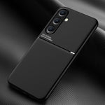 Custodia per telefono in TPU ibrida in PC magnetico con grana a strisce inclinate classica, For Samsung Galaxy A57 5G, For Samsung Galaxy A37 5G, For Samsung Galaxy A17 5G, For Samsung Galaxy A56 5G, For Samsung Galaxy A26 5G, For Samsung Galaxy A36