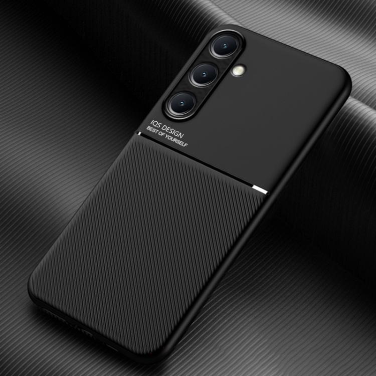 Custodia per telefono in TPU ibrida in PC magnetico con grana a strisce inclinate classica, For Samsung Galaxy A57 5G, For Samsung Galaxy A37 5G, For Samsung Galaxy A17 5G, For Samsung Galaxy A56 5G, For Samsung Galaxy A26 5G, For Samsung Galaxy A36