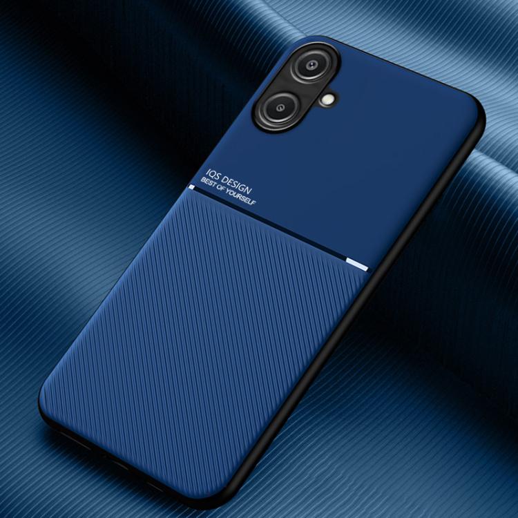 Custodia per telefono in TPU ibrida in PC magnetico con grana a strisce inclinate classica, For Samsung Galaxy A16 4G, For Samsung Galaxy A06 4G