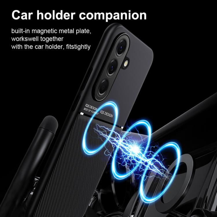 Custodia per telefono in TPU ibrida in PC magnetico con grana a strisce inclinate classica, For Samsung Galaxy A57 5G, For Samsung Galaxy A37 5G, For Samsung Galaxy A17 5G, For Samsung Galaxy A56 5G, For Samsung Galaxy A26 5G, For Samsung Galaxy A36