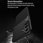 Custodia per telefono in TPU ibrida in PC magnetico con grana a strisce inclinate classica, For Samsung Galaxy A57 5G, For Samsung Galaxy A37 5G, For Samsung Galaxy A17 5G, For Samsung Galaxy A56 5G, For Samsung Galaxy A26 5G, For Samsung Galaxy A36
