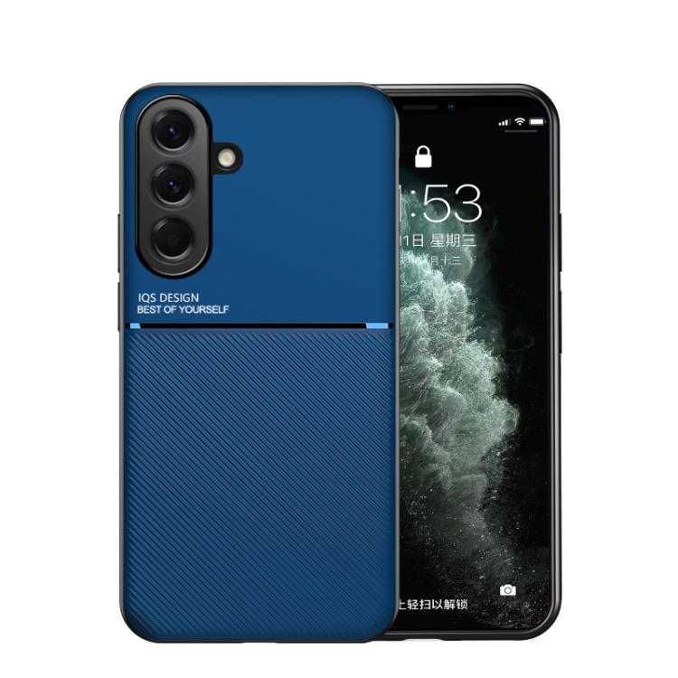 Custodia per telefono in TPU ibrida in PC magnetico con grana a strisce inclinate classica, For Samsung Galaxy A57 5G, For Samsung Galaxy A37 5G, For Samsung Galaxy A17 5G, For Samsung Galaxy A56 5G, For Samsung Galaxy A26 5G, For Samsung Galaxy A36