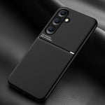 Custodia per telefono in TPU ibrida in PC magnetico con grana a strisce inclinate classica, For Samsung Galaxy S26+ 5G, For Samsung Galaxy S26 Ultra 5G, For Samsung Galaxy S26 5G, For Samsung Galaxy S25 Edge 5G, For Samsung Galaxy S25 5G               ...