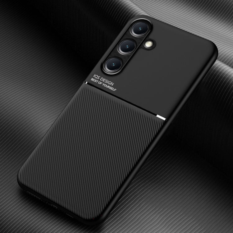 Custodia per telefono in TPU ibrida in PC magnetico con grana a strisce inclinate classica, For Samsung Galaxy S26+ 5G, For Samsung Galaxy S26 Ultra 5G, For Samsung Galaxy S26 5G, For Samsung Galaxy S25 Edge 5G, For Samsung Galaxy S25 5G               ...