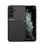 Custodia per telefono in TPU ibrida in PC magnetico con grana a strisce inclinate classica, For Samsung Galaxy S26+ 5G, For Samsung Galaxy S26 Ultra 5G, For Samsung Galaxy S26 5G, For Samsung Galaxy S25 Edge 5G, For Samsung Galaxy S25 5G               ...