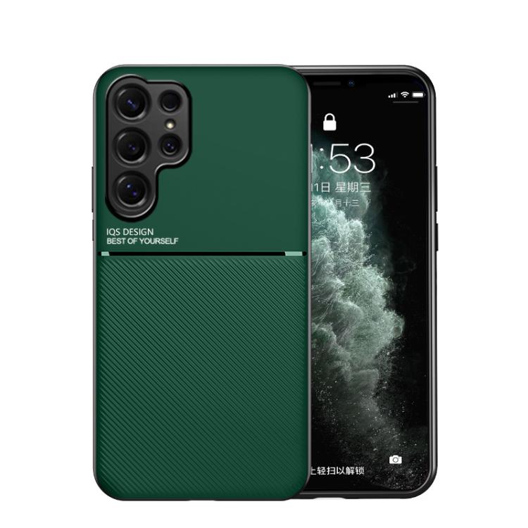 Custodia per telefono in TPU ibrida in PC magnetico con grana a strisce inclinate classica, For Samsung Galaxy S26+ 5G, For Samsung Galaxy S26 Ultra 5G, For Samsung Galaxy S26 5G, For Samsung Galaxy S25 Edge 5G, For Samsung Galaxy S25 5G               ...