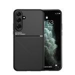 Custodia per telefono in TPU ibrida in PC magnetico con grana a strisce inclinate classica, For Samsung Galaxy S26+ 5G, For Samsung Galaxy S26 Ultra 5G, For Samsung Galaxy S26 5G, For Samsung Galaxy S25 Edge 5G, For Samsung Galaxy S25 5G               ...
