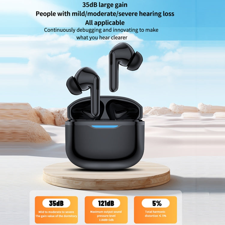 Apparecchio acustico Bluetooth 5.3 In-ear con riconoscimento intelligente AI