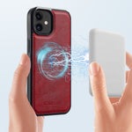 Custodia per telefono LC.IMEEKE 2 in 1 RFID Magsafe, For iPhone 11, For iPhone XS / X, For iPhone XR, For iPhone XS Max