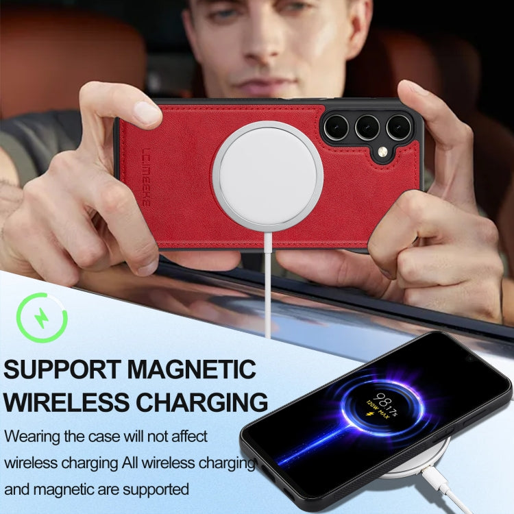 Custodia per telefono LC.IMEEKE 2 in 1 RFID Magsafe, For Samsung Galaxy S24 5G, For Samsung Galaxy S23 FE 5G, For Samsung Galaxy S23 Ultra 5G, For Samsung Galaxy S20 FE