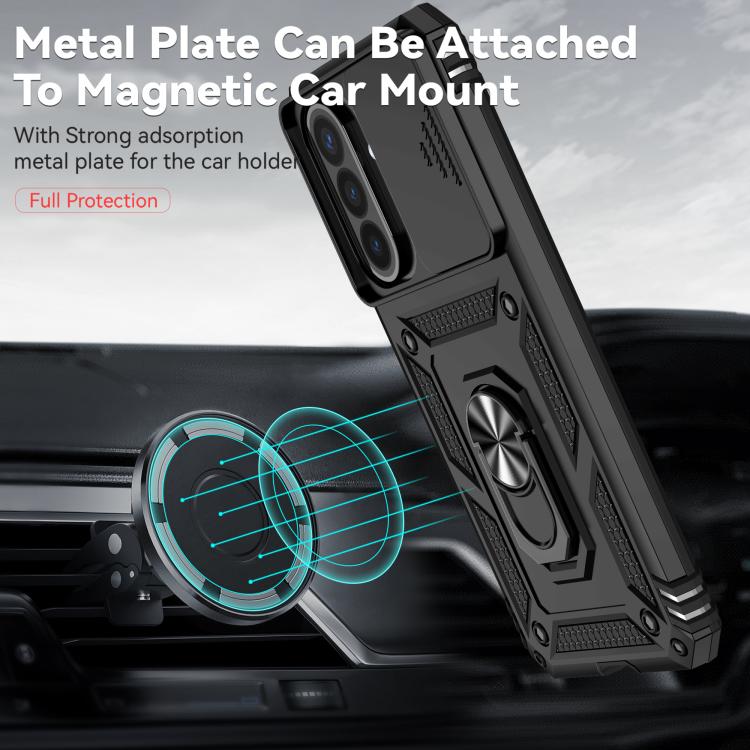 Custodia per telefono con supporto scorrevole Camshield, For Samsung Galaxy A57 5G, For Galaxy A27 5G
