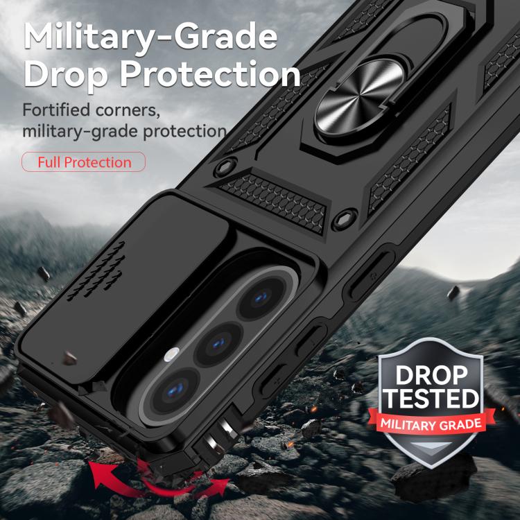 Custodia per telefono con supporto scorrevole Camshield, For Samsung Galaxy A57 5G, For Galaxy A27 5G