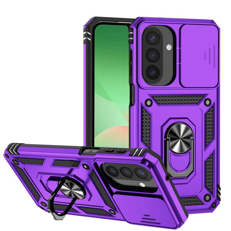 Custodia per telefono con supporto scorrevole Camshield, For Samsung Galaxy A57 5G, For Galaxy A27 5G