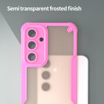 Custodia per telefono Armor Glaze PC Hybrid TPU, For Samsung Galaxy S24 FE 5G, For Samsung Galaxy S24 Ultra 5G, For Samsung Galaxy S24+ 5G, For Samsung Galaxy S24 5G