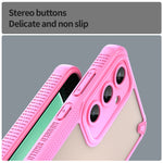 Custodia per telefono Armor Glaze PC Hybrid TPU, For Samsung Galaxy S24 FE 5G, For Samsung Galaxy S24 Ultra 5G, For Samsung Galaxy S24+ 5G, For Samsung Galaxy S24 5G