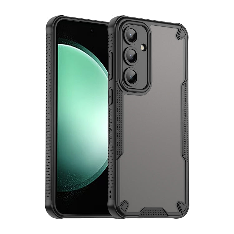 Custodia per telefono Armor Glaze PC Hybrid TPU, For Samsung Galaxy S24 FE 5G, For Samsung Galaxy S24 Ultra 5G, For Samsung Galaxy S24+ 5G, For Samsung Galaxy S24 5G