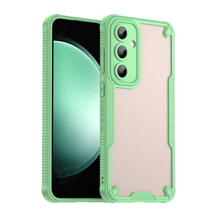 Custodia per telefono Armor Glaze PC Hybrid TPU, For Samsung Galaxy S24 FE 5G, For Samsung Galaxy S24 Ultra 5G, For Samsung Galaxy S24+ 5G, For Samsung Galaxy S24 5G
