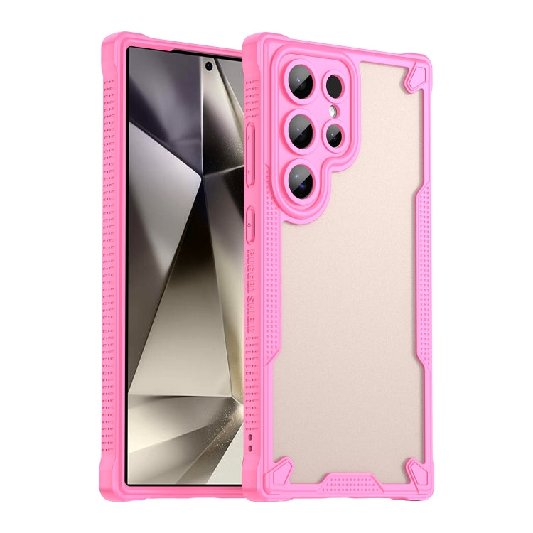 Custodia per telefono Armor Glaze PC Hybrid TPU, For Samsung Galaxy S24 FE 5G, For Samsung Galaxy S24 Ultra 5G, For Samsung Galaxy S24+ 5G, For Samsung Galaxy S24 5G