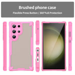 Custodia per telefono Armor Glaze PC Hybrid TPU, For Samsung Galaxy S23 Ultra 5G, For Samsung Galaxy S23+ 5G, For Samsung Galaxy S23 5G, For Samsung Galaxy S22 Ultra 5G