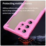 Custodia per telefono Armor Glaze PC Hybrid TPU, For Samsung Galaxy S23 Ultra 5G, For Samsung Galaxy S23+ 5G, For Samsung Galaxy S23 5G, For Samsung Galaxy S22 Ultra 5G