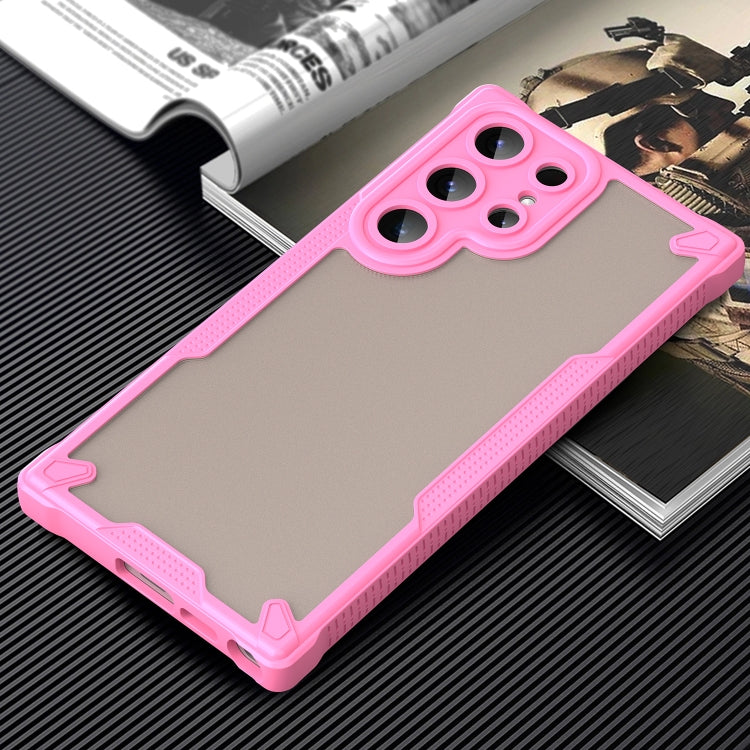 Custodia per telefono Armor Glaze PC Hybrid TPU, For Samsung Galaxy S23 Ultra 5G, For Samsung Galaxy S23+ 5G, For Samsung Galaxy S23 5G, For Samsung Galaxy S22 Ultra 5G