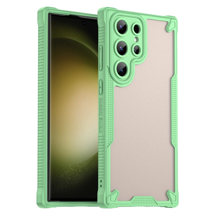Custodia per telefono Armor Glaze PC Hybrid TPU, For Samsung Galaxy S23 Ultra 5G, For Samsung Galaxy S23+ 5G, For Samsung Galaxy S23 5G, For Samsung Galaxy S22 Ultra 5G